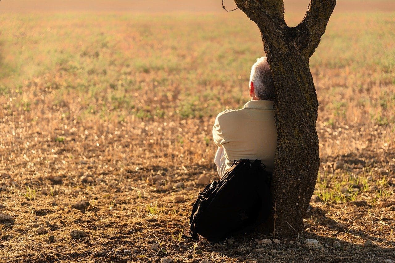 man with a chronic iillness contemplating leaving his job