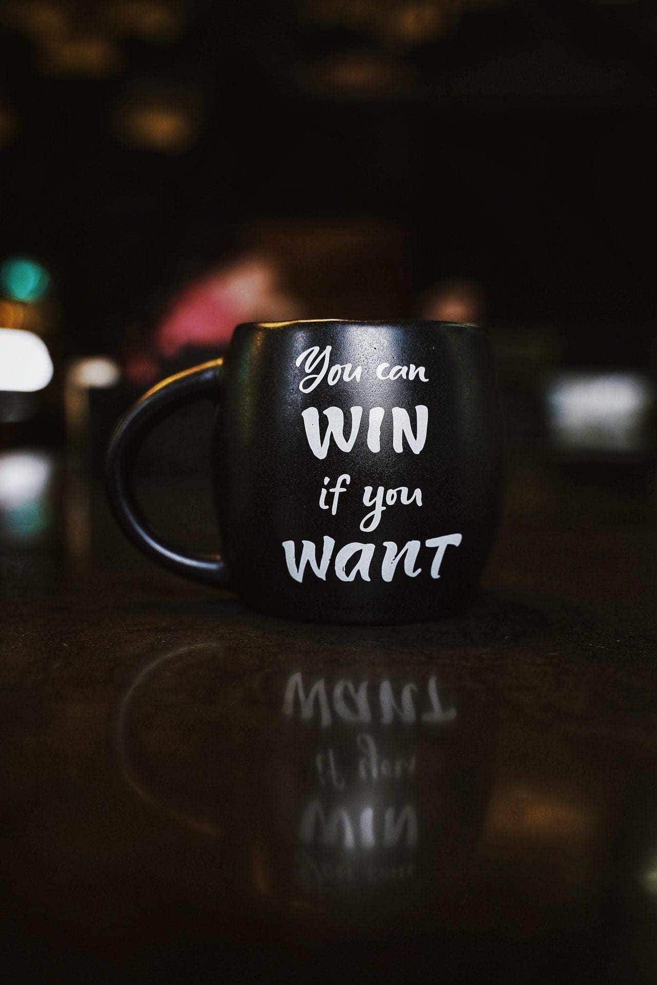 you can win if you want ceramic mug